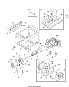 Part Location Diagram of 702995 Briggs and Stratton Cover